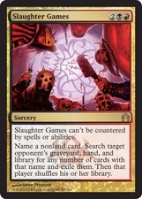 Slaughter Games MTG Return to Ravnica NM RARE NEAR MINT !