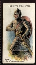 Tobacco Card, Hignett, ARMS & ARMOUR, 1924, Anglo Danish Warrior, #10