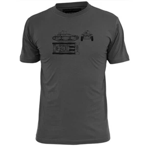 Herren T-Shirt Matilda Mk i Infanterie WW2 Panzer Bauplan - Bild 1 von 2