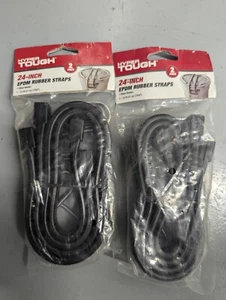 2X Hyper Tough 24 Zoll Epdm Gummibänder insgesamt 4 Stahlhaken - Bild 1 von 5