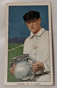 1909-1911 T206 Hal Chase Holding Trophy Polar Bear Tobacco Baseball Card