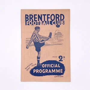 Brentford vs West Ham United Programme (22 November, 1947) - Picture 1 of 7