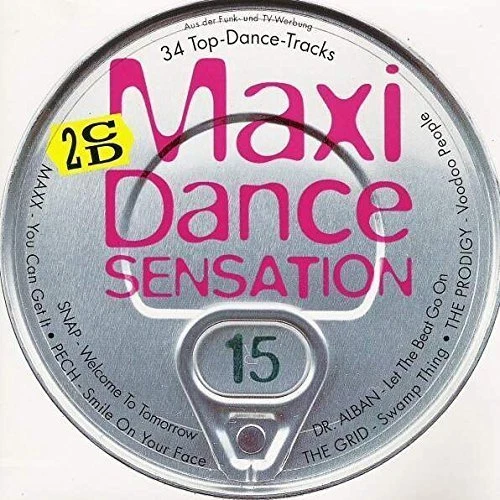 Maxi Dance Sensation 15 (1994) Snap, Pech, Fun Factory, Loft, La Bouche.. [2 CD] - Bild 1 von 1