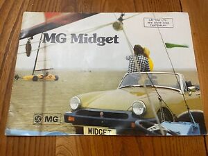 Mg midget Sales brochure 1974