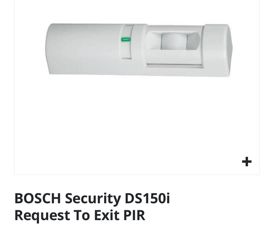 Bosch Security DS150I Request To Exit Motion Sensor