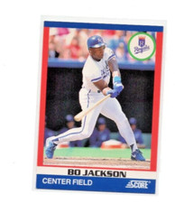 1991 Score 100 Superstars #2- Bo Jackson RC - Kansas City Royals