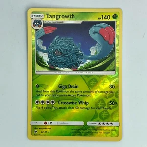 Pokemon Tangrowth 8/147 - Rare Reverse Holo SM Burning Shadows - 2017 TCG - Picture 1 of 2