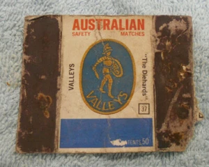 #D112. 1975 BRISBANE BRL RUGBY LEAGUE  MATCHBOX TOP & SIDES #37 VALLEYS DIEHARDS - Bild 1 von 2