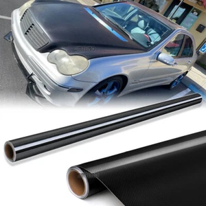 For Mercedes-Benz W203 W204 Carbon Fiber Car Vinyl Film Wrap Sticker Bubble Free - Picture 1 of 17