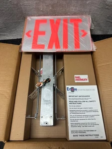 Encore Lighting Exit Sign Edge Lit New! - Picture 1 of 5