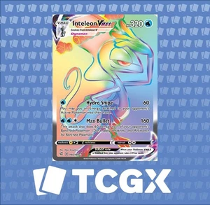 Pokemon - Inteleon VMAX (Secret) - 195/192 - SWSH02: Rebel Clash - Holo NM - Bild 1 von 1