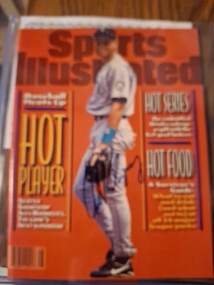 ALEX RODRIGUEZ AUTOGRAPHED AUTO SIGNED SPORTS ILLUSTRATED MAGAZINE 7/8/96 W/ COA - Image 1 of 4