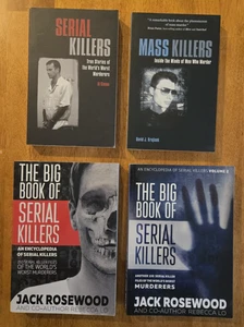 Lot of 4 Serial Killers / Mass Killers Books: Big Book of Serial Killers 1 & 2 - Picture 1 of 9