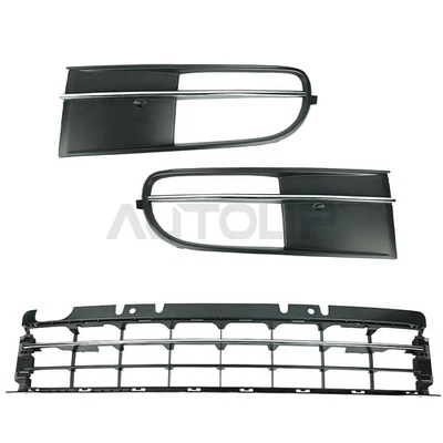 Front Bumper Lower Grille Trim Fog Light Cover For Volkswagen Beetle 2012-2016 - Imagem 1 de 4