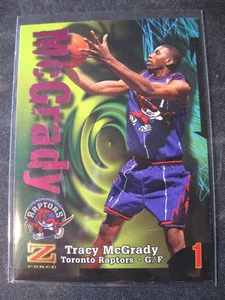 TRACY McGRADY 1997-98 Skybox Z FORCE Rookie #172 TORONTO RAPTORS NM - Picture 1 of 2