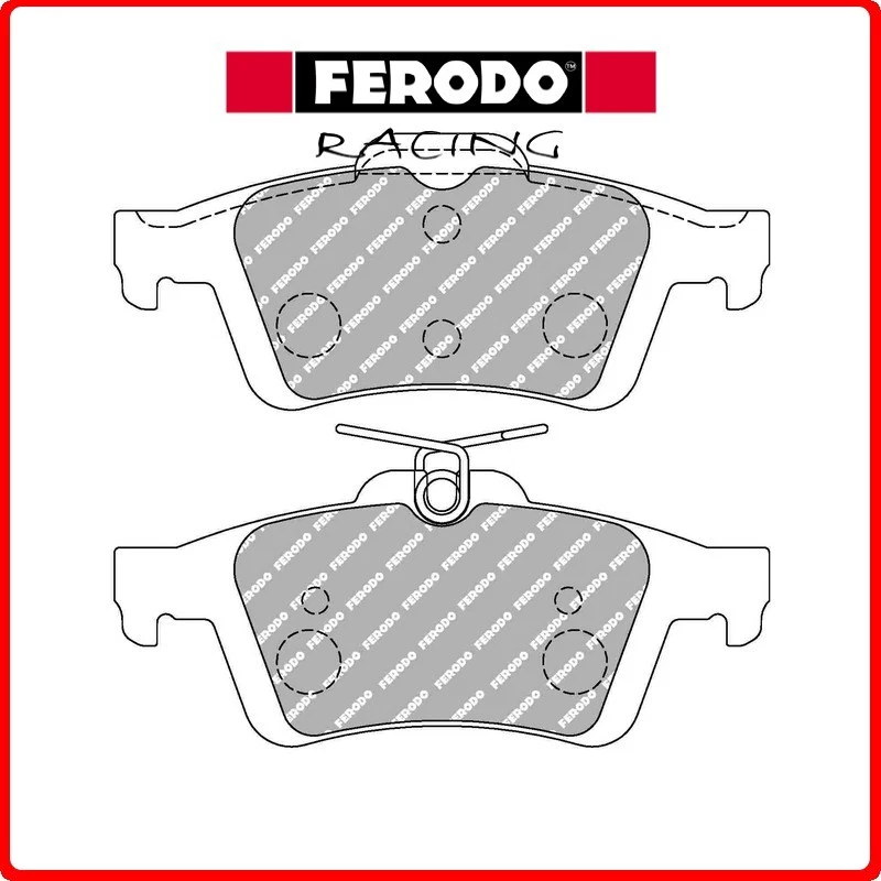 FCP1931H#327 PASTIGLIE FRENO POSTERIORE SPORTIVE FERODO RACING VOLVO V50 (MW) T5 - Immagine 1 di 1
