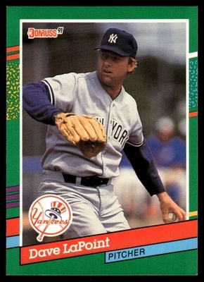 1991 Donruss #481b Dave LaPoint Leaf, Inc. - Image 1 of 2