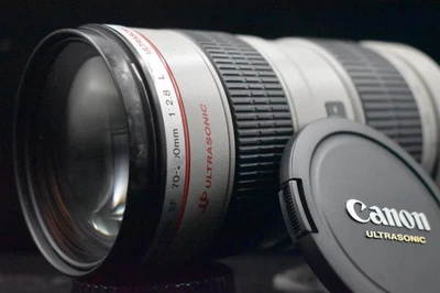 [Pago nos EUA] Lente Canon EF 70-200mm F/2.8 L USM zoom telefoto AF JAPÃO 8599 - Imagem 1 de 4