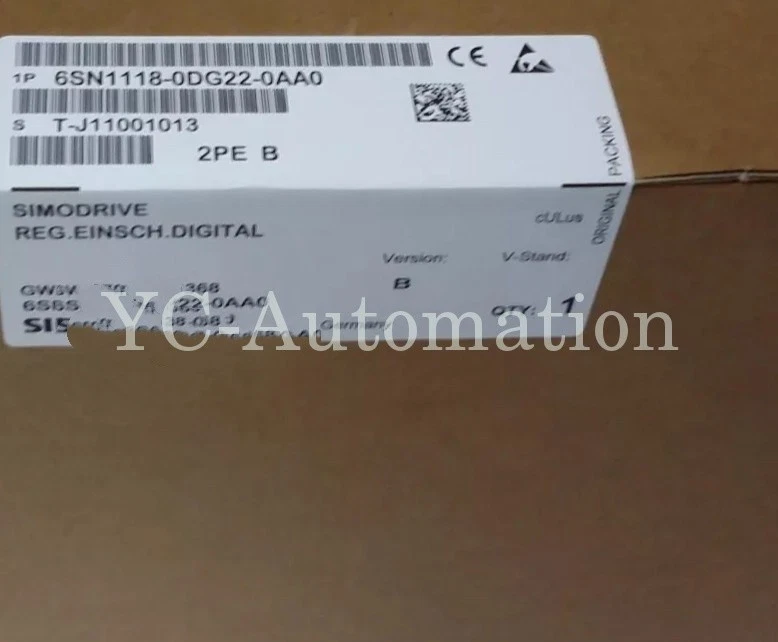 6SN1 118-0DG22-0AA0 NEW 6SN1118-0DG22-0AA0 SIMODRIVE 611-D Control Unit - Image 1 of 1