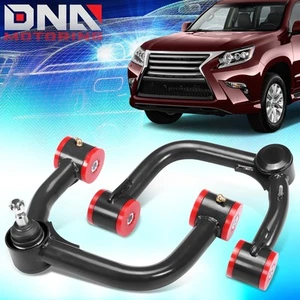 For 2003-2023 Toyota 4Runner Lexus GX460 470 Black Front Upper Control Arms - Picture 1 of 5