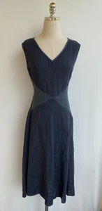 Inizio Italy graues Leinenkleid Fit Flare Gr. M - Bild 1 von 11