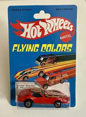De colección Hot Wheels 30th Flying Colors Redline Corvette Stingray 1998 nuevo en tarjeta Foto 1 de 2