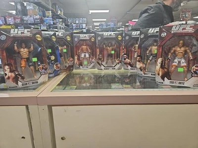 UFC Ultimate Collector Series jakks Action Figures Set Lot 8 Ortiz, Penn, Evans  - Image 1 of 4