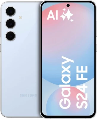 SAMSUNG Galaxy S24 FE 256 GB Smartphone 6,7 Zoll 50 MP Android Blau - Bild 1 von 4