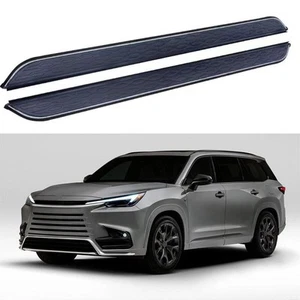 Black Running Board fits for Lexus TX 2024 Side Step Nerf Bars Aluminum - Picture 1 of 1