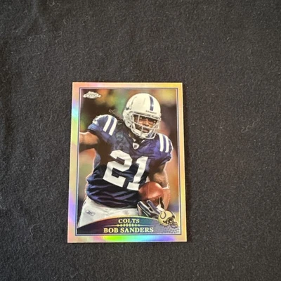 2009 Topps Chrome Refractor #TC53 Bob Sanders Indianapolis Colts - Image 1 of 2
