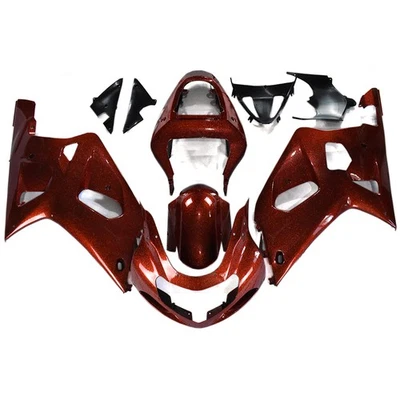 Kit de carenado rojo para carrocería de inyección ABS Suzuki GSXR600 GSXR750 2000-2003 K1 Foto 1 de 4