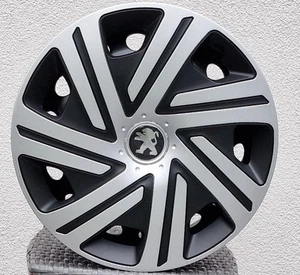 Copricerchio 15" bianco/nero per Peugeot 208/207 (non Boxer)  - Foto 1 di 4