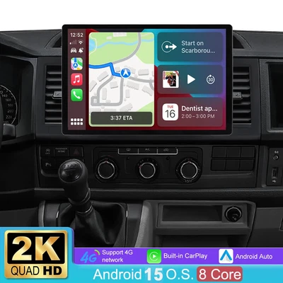 13.1" Android 15 Autoradio 4+64GB 2K Für VW T6 Transporter Multivan 2016-2021 - Bild 1 von 4