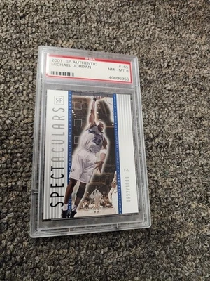 2001 SP AUTHENTIC MICHAEL JORDAN PSA 8 #652/1000 UPPERDECK☆ SPECTACULARS☆ - Image 1 of 3