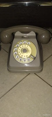 Telefono a disco vintage Siemens SIP "Bigrigio S62" -Funzionante- - Immagine 1 di 4