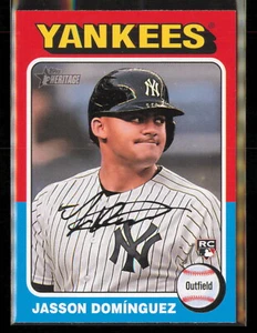 2024 Topps Heritage #399 Jasson Domínguez - Picture 1 of 2