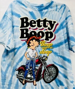 Betty Boop Graphic Shirt Unisex Men Women L motorcycle BoopDoop ( EBDe Be14) - Picture 1 of 8