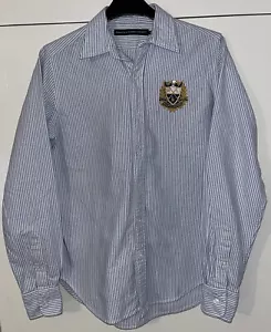 Polo Ralph Lauren Sport Striped Shirt, Blue Women's Small / Button Up /Tailored - Picture 1 of 7