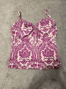 Camiseta Tankini Victoria's Secret Natación Talla 34B Paisley Floral - Imagen 1 de 3