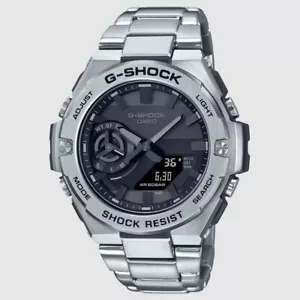 CASIO G-SHOCK G-STEEL GST-B500D-1A1ER BLUETOOTH, SMARTPHONE LINK & SOLAR POWER - Picture 1 of 9