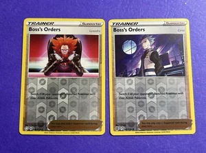 Reverse Holo Boss's Orders Cyrus + Lysandre 058/072 132/172 Pokémon TCG NM - Picture 1 of 1