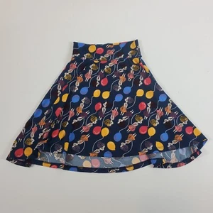 lularoe girls skirt azure size 4 blue girls balloon - Picture 1 of 5