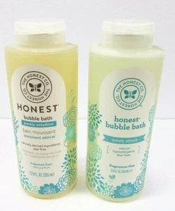 The Honest Co Purely Simple Bubble Bath Fragrance Free 12 Fl Oz Lot Of 2 - Picture 1 of 2