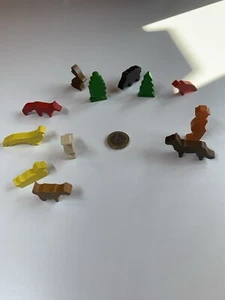LORENZ Holz Holztiere Bäume Holzfiguren Tierfiguren Geschenk Holzeisenbahn #5 - Bild 1 von 2