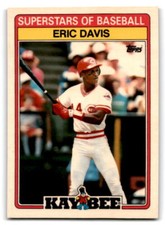 1989 Topps Kay-Bee Superstars of Baseball  # 8 Eric Davis