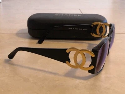 CHANEL CC Logo Women's Sunglasses purple  with Case from Japan - Image 1 of 4