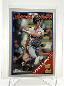 1988 Topps Mike Greenwell Baseball Card #493 Mint Rookie Card - Picture 1 of 2
