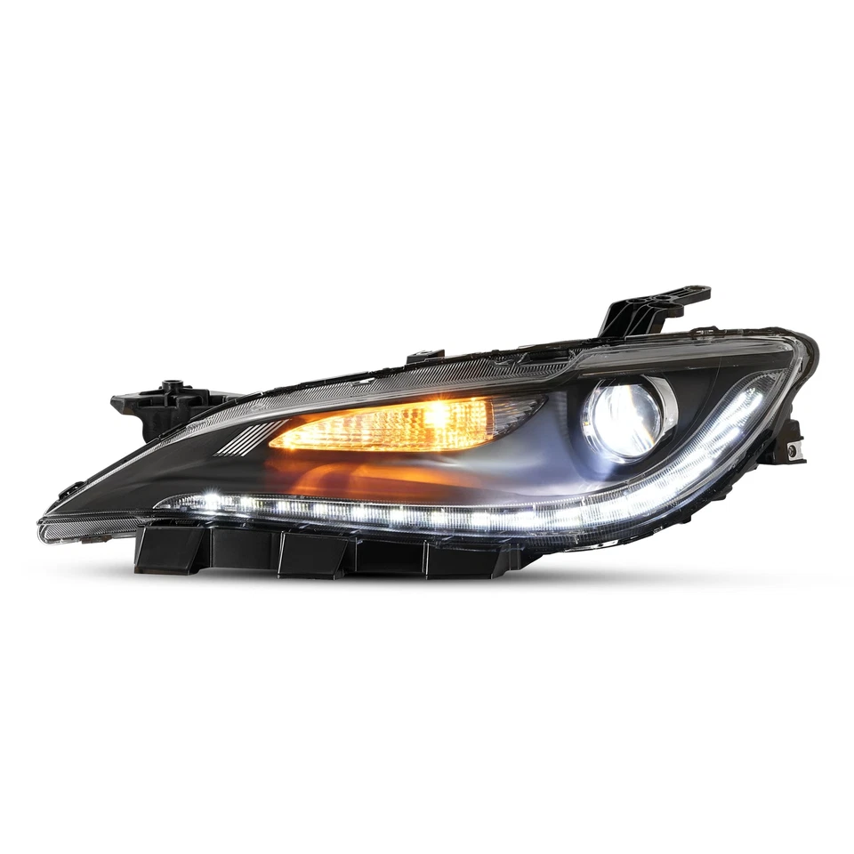 Новые ксеноновые фары с прозрачными линзами для Chrysler 200 2015-2017 со светодиодными DRL LH левая сторона - Изображение 1 из 4