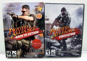 Nuevo Sellado Jagged Alliance Regreso a la Acción y Crossfire PC Videojuego Windows - Imagen 1 de 2
