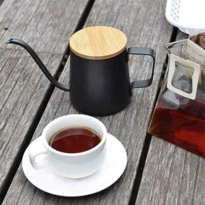 Kaffeekanne 350ml Tropfkessel Kaffee Tee Kannen Schwanenhals Wasserkocher Kaffeegeschirr Werkzeug - Bild 1 von 22
